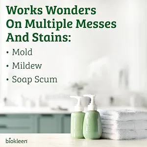 Biokleen Bac-Out Bathroom Cleaner - 32 Ounce -Eco-Friendly, Plant-Based, No Artificial Fragrance - Packaging May Vary 1 Pack - multi surface