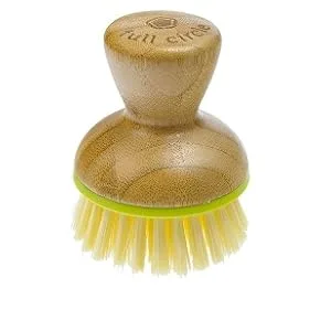 Full Circle Bubble Up Dush Brush with Bamboo Handle, Set of 3, Green - product information 2