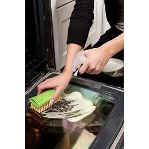 Full Circle Lean & Mean Household Scrub Brush, Green - Full Circle, Lean & Mean, Brush, Scrub Brush, Cleaning Brush