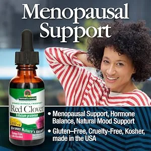 Nature's Answer Red Clover Flowering Tops, 1-Fluid Ounces | Natural Mood Support | Hormone Balance for Women | Menopausal Support - Red Clover