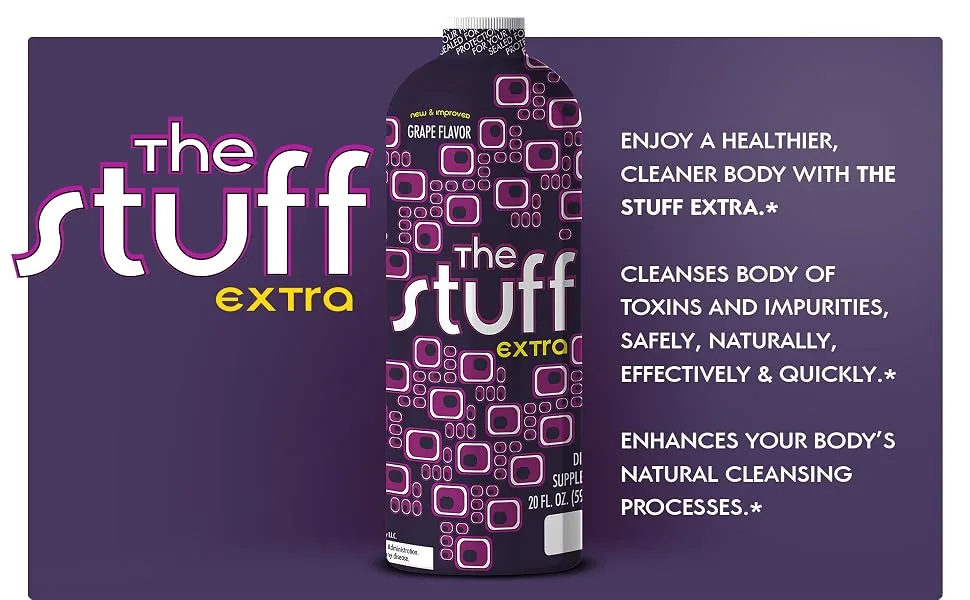 Detoxify The Stuff Extra – Grape Flavor – 20 oz | Professionally Formulated Intense Herbal Cleanse | Enhances Your Body’s Natural Cleansing Processes - product information 3