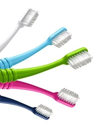 Preserve Recycled (Made in the USA) Kids Toothbrushes, Soft Bristles, 6 Count (Pack of 1) , Assorted Colors - Preserve toothbrushes