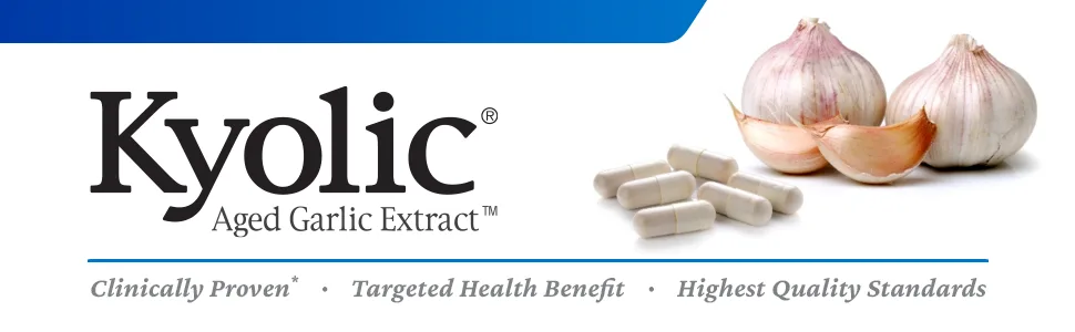 Kyolic Aged Garlic Extract Formula 103 Immune Support, 200 Capsules (Packaging May Vary) - Kyolic