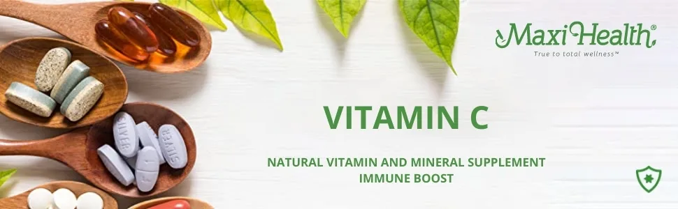 Maxi Health Max Vitamin C - ""1000mg"" - with Bioflavonoids - 100 Tablets - Kosher 100 Count (Pack of 1) - Vitamin C