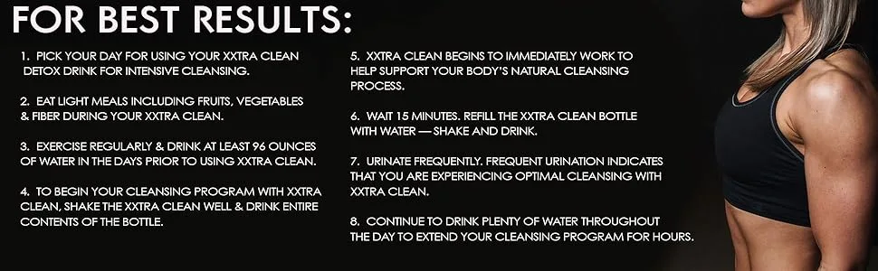 Detoxify – Xxtra Clean Herbal – Tropical Fruit Flavor - 20 oz – Professionally Formulated Extra Strength Herbal Detox Drink – Enhanced with Ginseng Extract & Milk Thistle Extract - Plus Sticker - product information 5