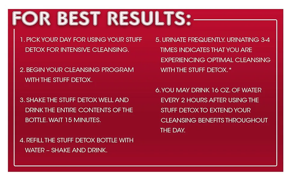 Detoxify – The Stuff Liquid Detox – Fruit – 16 oz – Professionally Formulated Intense Herbal Cleanse – Enhances Your Body’s Natural Cleansing Processes – Plus Sticker - product information 4
