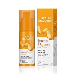 Avalon Organics Intense Defense Facial Serum, 1 oz. (Pack of 2) 1 Ounce (Pack of 2) - Main