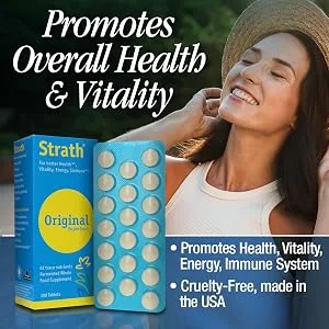 BioStrath Whole Food Supplement for Energy Memory Support 500 MG (100 Tablets) - Bio Strath