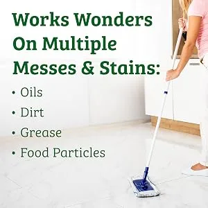 Biokleen Bac-Out Multi-Surface Floor Cleaner, Cleans, Shines, & Deodorizes, Eco-Friendly, Non-Toxic, Plant-Based, No Artificial Fragrance, Colors or Preservatives, 32 Ounces 1 Pack - works wonders on multiple messes and stains