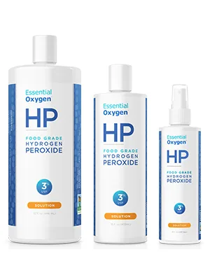 Essential Oxygen Food Grade Hydrogen Peroxide, Natural Cleaner, 3%, 16 Ounce - product information 1