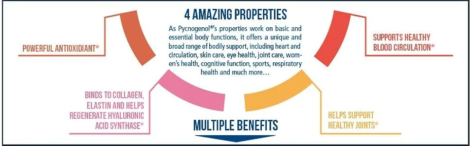Healthy Origins Pycnogenol (Nature's Super Antioxidant) 100 mg, 60 Count 60 Count (Pack of 1) 100 mg - product information 2