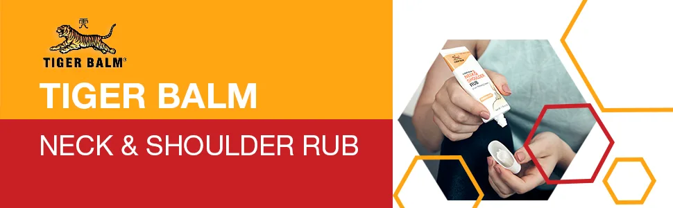 TIGER BALM NECK & SHOULDER RUB, 1.76 oz. - tiger balm, neck, shoulder, rub