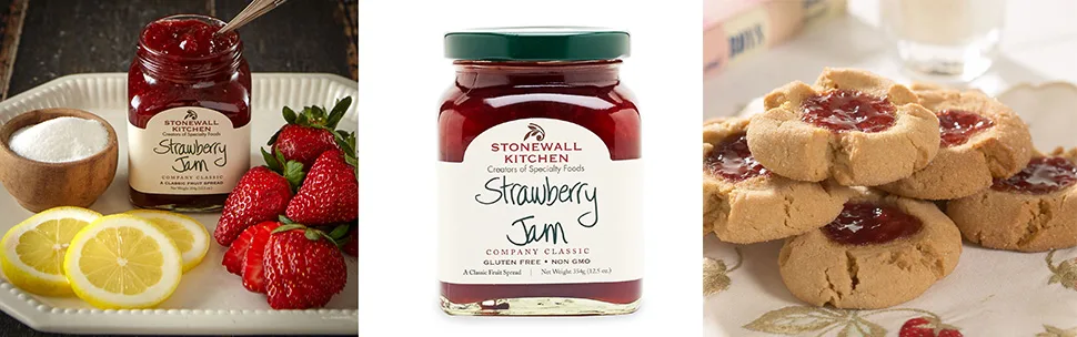 Stonewall Kitchen Strawberry Jam, 12.5 Ounces - product information 2