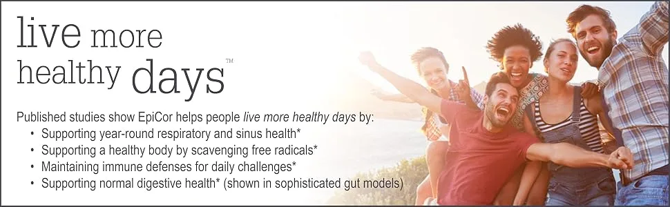Healthy Origins EpiCor (Clinically Proven Immune Support) 500 mg, 150 Veggie Capsules 150 Count (Pack of 1) - product information 1