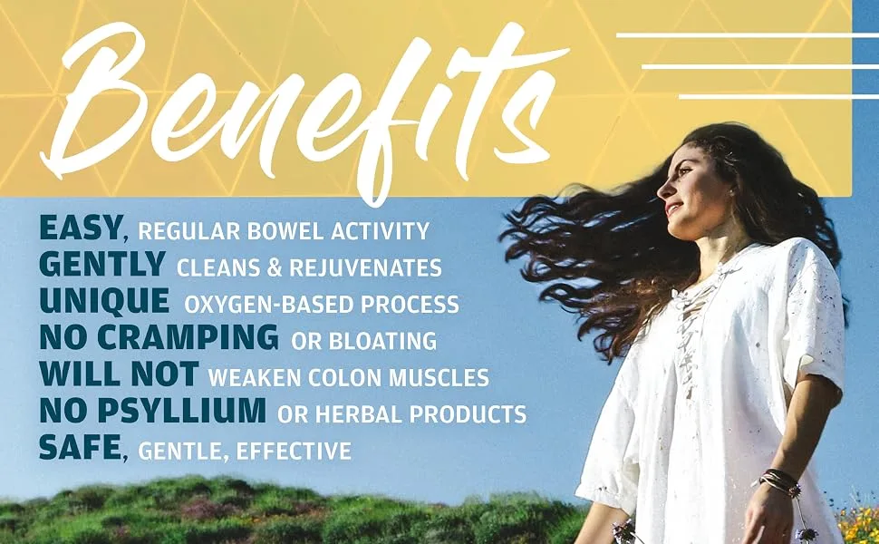 Earth's Bounty - Oxy-Cleanse - 75 Vegetarian Capsules - Oxygen Colon Conditioner - Naturally Cleans and Detoxifies - Herb Free - 2-Pack - product information 5