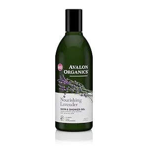 Avalon Organics Bath & Shower Gel, Nourishing Lavender, 12 Oz 12 Fl Oz (Pack of 1) - Main