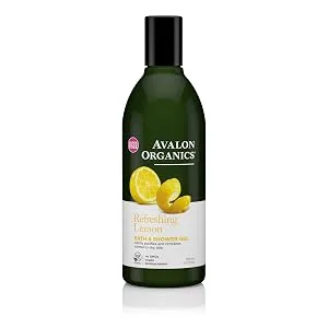 Avalon Organics Bath & Shower Gel, Refreshing Lemon, 12 Oz - Main