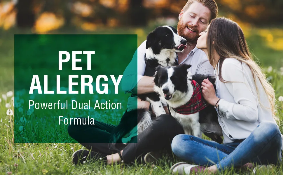 Pet Allergy Natra-Bio 60 Tabs - bioAllers Pet Allergy Relief Homeopathic Formula Relieves Sneezing Itching Watery Eyes 60 Tabs