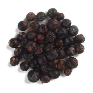 Frontier Co-op Juniper Berries, Whole, 1.28 Ounce Bottle, Certified Organic, Kosher, Non-Irradiated | Juniperus communis L. 1.28 Ounce (Pack of 1) - Juniper Berries