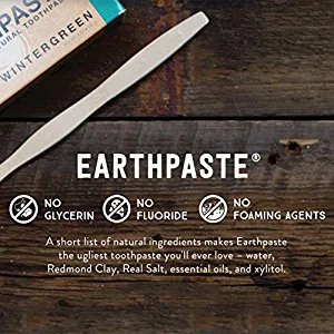 Redmond Earthpaste - Natural Non-Flouride Toothpaste, Cinnamon, 4 Ounce Tube (3 Pack) - product information 5