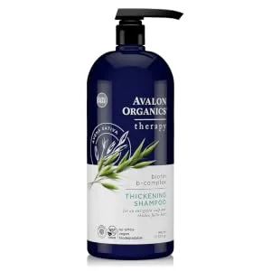 Avalon Organics Therapy Thickening Shampoo, Biotin B-Complex, 32 Oz 32 Fl Oz (Pack of 1) - aloe shampoo