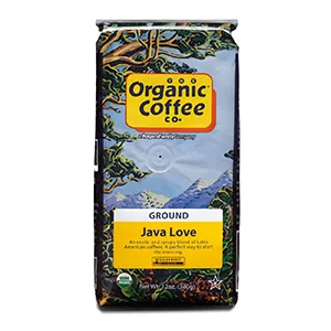Organic Coffee Co. OneCUP Java Love 12 Ct Medium Light Roast Compostable Coffee Pods, K Cup Compatible including Keurig 2.0 Java Love 12 Count (Pack of 1) - java love, organic coffee, ground coffee, organic coffee co.