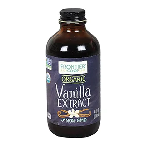 Frontier Co-op Organic Vanilla Extract 4 Ounce 4 Fl Oz (Pack of 1) - FRONTIER CO-OP VANILLA EXTRACT Organic, Kosher, Non-Irradiated