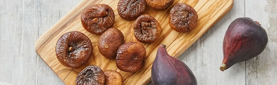 Organic Turkish Figs Dried Fruit Snacks 6 Pack 5oz - figs