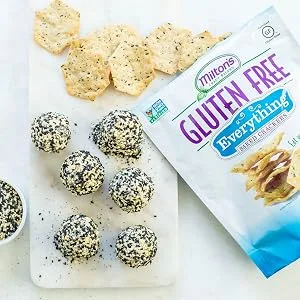 Milton’s Gluten Free Crackers (Everything). Everything Bagel-Inspired Gluten-Free Grain Baked Crackers (Single Pack, 4.5 oz). Everything 4.5 Ounce (Pack of 1) - everything gf crackers