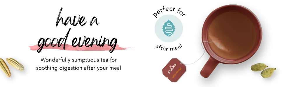 Pukka After Dinner, Organic Herbal Tea with Fennel, Roasted Chicory and Cardamom (6 Pack, 120 Tea Bags) - product information 3