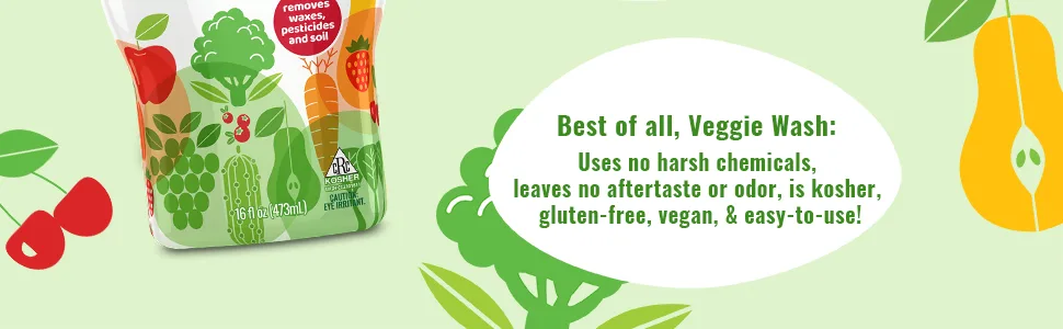 Veggie Wash Organic Fruit and Vegetable Wash, 16-oz - image