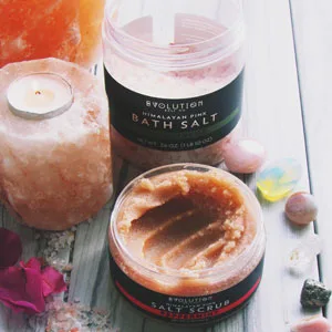 Evolution Salt - Aromatherapy Crystal Salt Himalayan Lamp 4-6 lbs. Orange - Evolution Salt Bath and Body