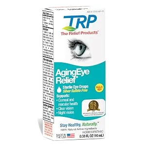 The Relief Products Aging Eye Relief Sterile Eye Drops, 0.33 Fl. Oz. - dry eye