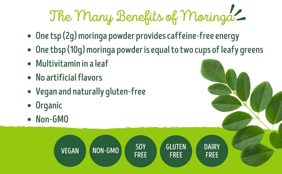 Kuli Kuli Moringa Vegetable Powder, 7.4 oz 7.4 Ounce (Pack of 1) - moringa powder