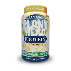 Genceutic Naturals Banana Plant Head Protein Powder, 1.8 Pound - Protein, Plant Based Protein