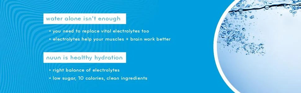 Nuun Energy: Cherry Limeade Electrolyte + Caffeine Tablets (3 Tubes of 10 Tabs)3 - Water alone isn