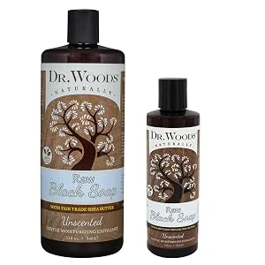 Dr. Woods Raw Moisturizing Black Unscented Soap with Organic Shea Butter, 32 Ounce - product information 3