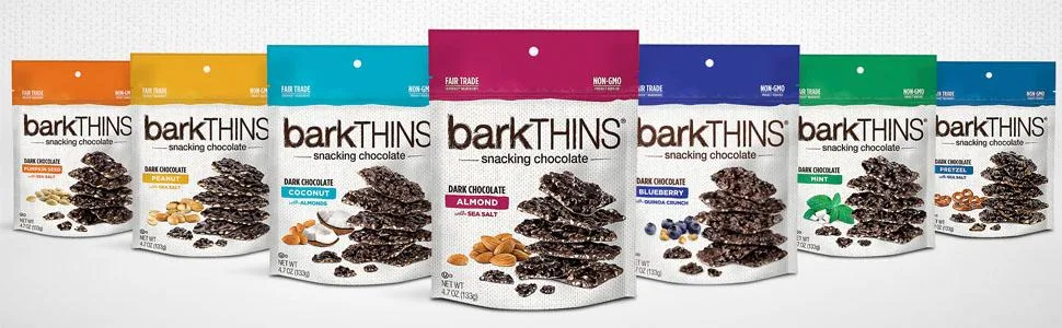 barkTHINS Snacking Dark Chocolate, Peanut with Sea Salt, 4.7 Ounce - product information 1