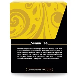 Buddha Teas Organic Senna Tea - OU Kosher, USDA Organic, CCOF Organic, 18 Bleach-Free Tea Bags - product information 5