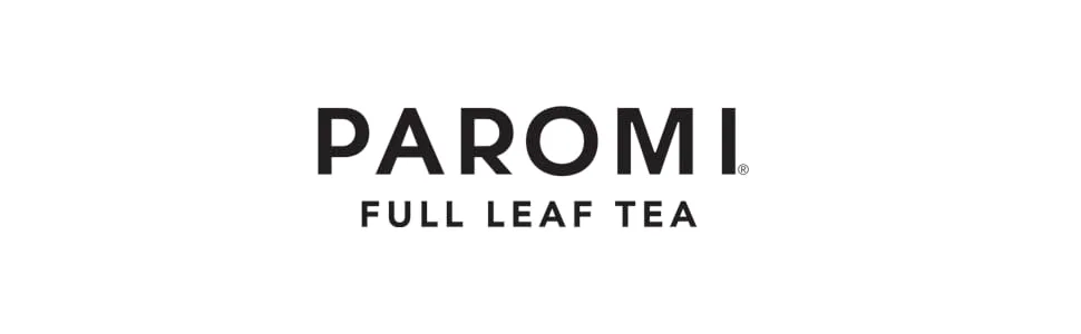 Paromi Tea Organic Turmeric Ginger Green Tea, 15 Pyramid Tea Bags - Non-GMO Turmeric Ginger 15 Count (Pack of 1) - Paromi Full Leaf Tea Logo