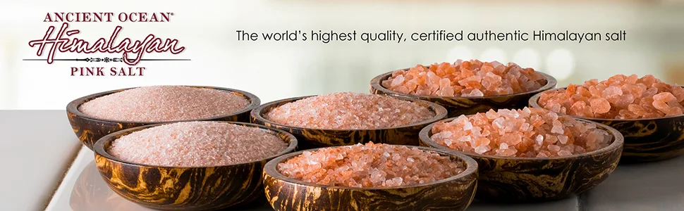 SaltWorks Ancient Ocean Himalayan Pink Salt, Fine Grain, 5 Pound Bag 5 Pound (Pack of 1) Fine - saltworks ancient ocean himalayan pink salt certified authentic
