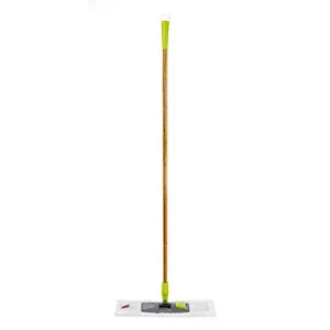 Full Circle Mighty Mop 2-in-1 Wet/Dry Microfiber Head, Green - Mop, Cleaning, Duster, Broom, Kitchen, Home, Floor, Bamboo, Microfiber, Swivel, Sweep, Wet, Dry