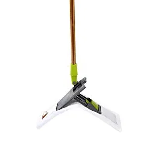 Full Circle Mighty Mop 2-in-1 Wet/Dry Microfiber Head, Green - Mop, Cleaning, Duster, Broom, Kitchen, Home, Floor, Bamboo, Microfiber, Swivel, Sweep, Wet, Dry