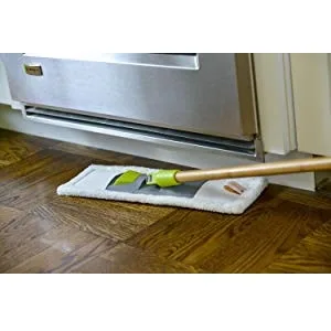 Full Circle Mighty Mop 2-in-1 Wet/Dry Microfiber Head, Green - Mop, Cleaning, Duster, Broom, Kitchen, Home, Floor, Bamboo, Microfiber, Swivel, Sweep, Wet, Dry