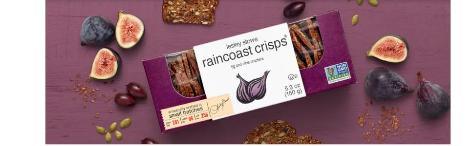 Lesley Stowe Crisps Fig and Olive, 5.3 oz - product information 4