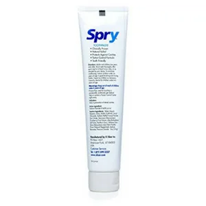 Spry Toothpaste Peppermint, 5 Oz - product information 3