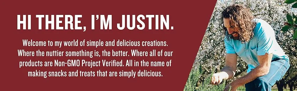 Justin's Classic Peanut Butter Squeeze Packs, Only Two Ingredients, Gluten-Free, Non-GMO, Responsibly Sourced, 1.15 Ounce (10 Pack) 11.5 oz - hi there, I