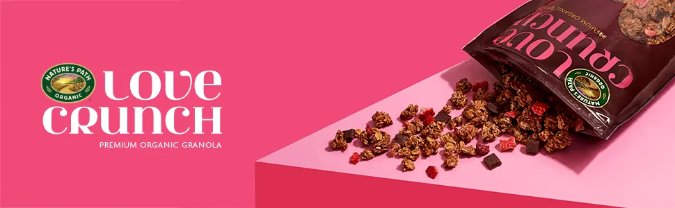 Love Crunch Organic Granola, Double Chocolate Chunk, 11.5 Oz , Non GMO, by Nature's Path - product information 1