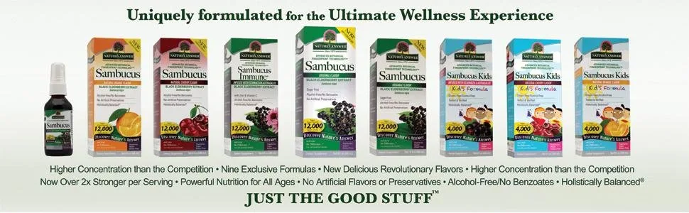 Nature'S Answer Sambucus Mega Gummies 7x (30 Gummies) 30 Count (Pack of 1) - product information 6