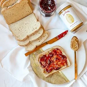 Justin's Classic Peanut Butter, Only Two Ingredients, No Stir, Gluten-free, Non-GMO, Responsibly Sourced, 28 Ounce Jar - Peanut Butter and Jelly